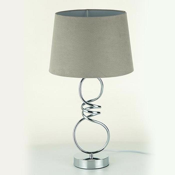 ESTHETI home Epitrapezio Fotistiko Metalliko Asimi me Ggri Kapelo E27 F30x56cm 757-10058