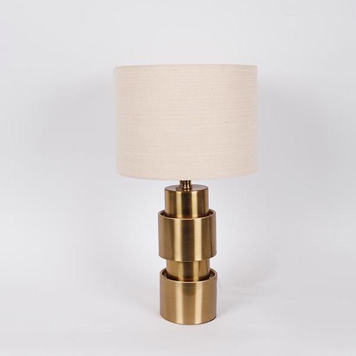 ESTHETI home Epitrapezio Fotistiko Metalliko Xruso me Bez Kapelo 1xE27 F28x50cm 757-10125