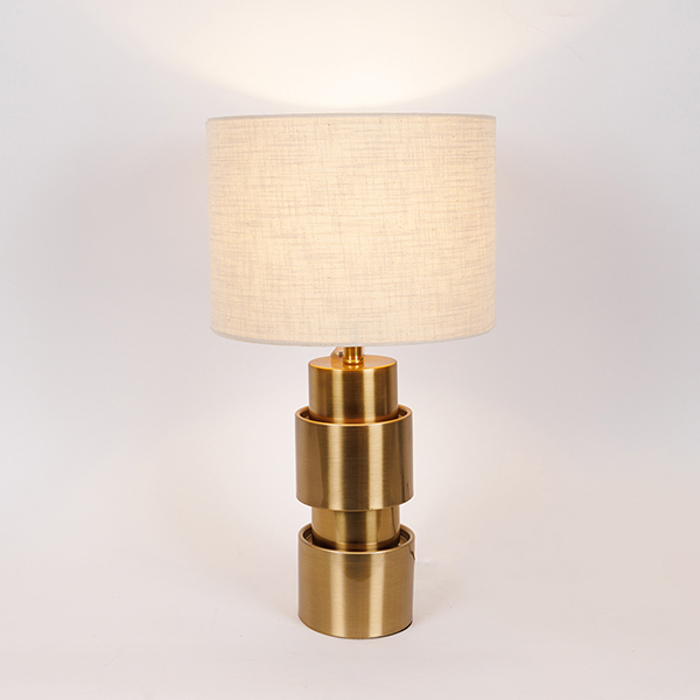 ESTHETI home Epitrapezio Fotistiko Metalliko Xruso me Bez Kapelo 1xE27 F28x50cm 757-10125