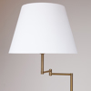 ESTHETI home Epidapedio Fotistiko Metalliko Xruso me Lefko Kapelo 1xE27 35x160cm 757-11026