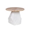 ESTHETI home Trapezi Xulino/Resin Lefko/Fusiko F60x44cm 810-00021