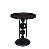 ESTHETI home Trapezi Boithitiko Metalliko Mavro F50x60cm 810-00029