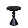 ESTHETI home Trapezi Boithitiko Metalliko Mavro F40x48cm 810-00032