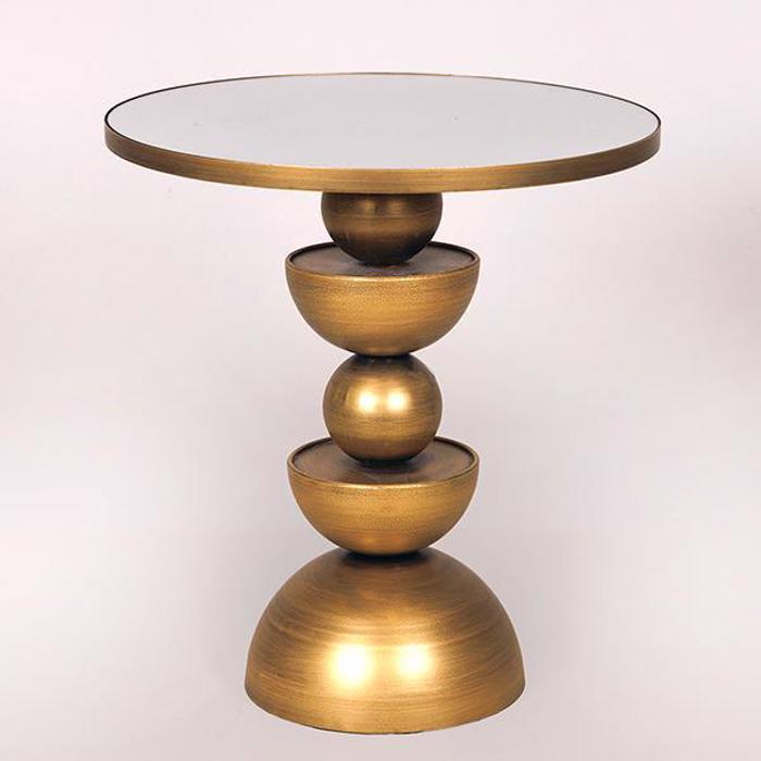 ESTHETI home Boithitiko Trapezaki Metalliko Xruso F45x50cm 810-00074