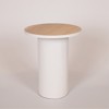 ESTHETI home Boithitiko Trapezi Metalliko/MDF Lefko/Fusiko F46x56cm 810-00093
