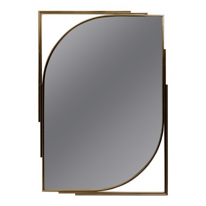 ESTHETI home Epitoixios Kathreptis Metallikos Xrusos 70x2x100cm 811-40009