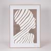 ESTHETI home Pinakas Kambas ''Prosopo'' Kafe/Mpez 50x3x70cm 812-10011