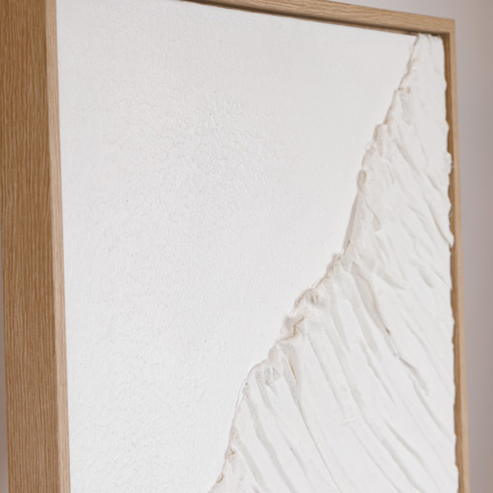ESTHETI home Pinakas se Kamba Xeiropoiitos ''Figura'' Lefkos 60x3.8x80cm 812-10013