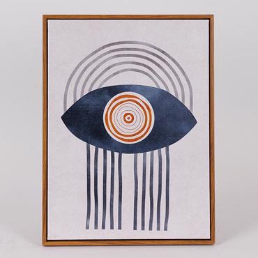 ESTHETI home Πίνακας Καμβάς με Σχέδια Μπλε/Λευκός/Μπεζ 30x40cm 812-10017