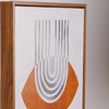 ESTHETI home Pinakas Kambas me Sxedia Bez/Lefkos/Mple 30x40cm 812-10018