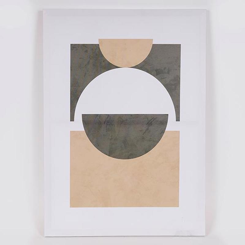 Πίνακες agiovlasitishome - ΣΗΜΑΝΤΙΚΟ: Σε περίπτωση διαφοράς τιμής από το κατάστημα ισχύει παντα και μόνο η τιμή του καταστήματος ESTHETI home Πίνακας σε Καμβά με Σχέδια Καφέ/Μπεζ/Λευκό