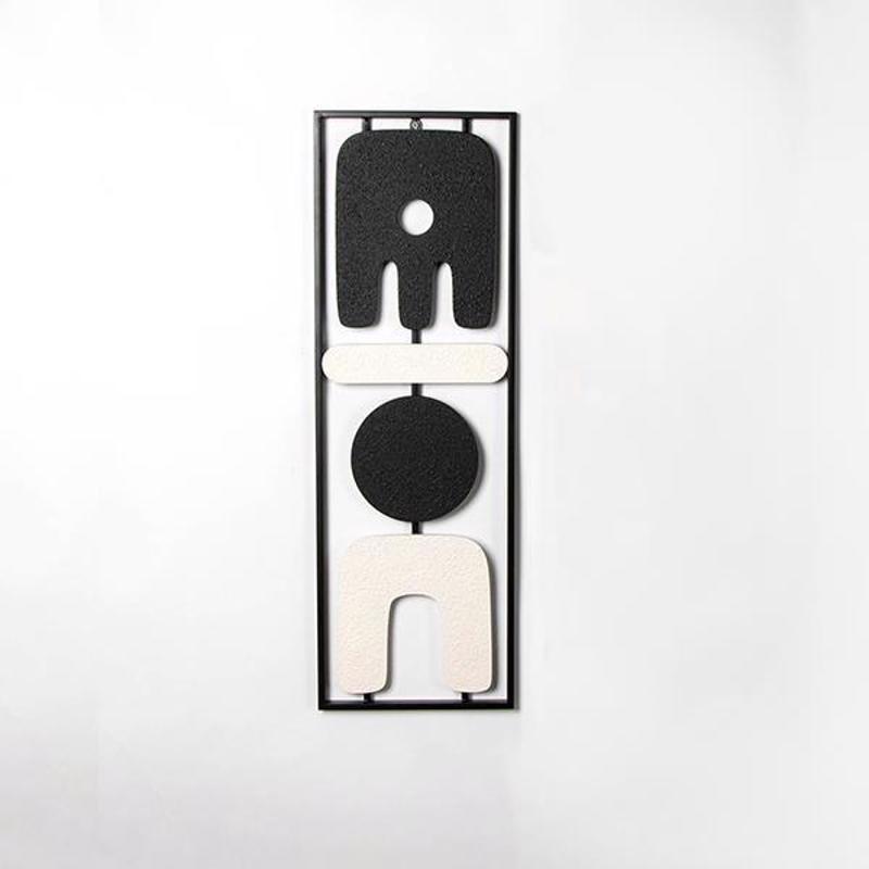 ESTHETI home - ΣΗΜΑΝΤΙΚΟ: Σε περίπτωση διαφοράς τιμής από το κατάστημα ισχύει παντα και μόνο η τιμή του καταστήματος ESTHETI home Διακοσμητικό Τοίχου Μεταλλικό/Ξύλινο Λευκό