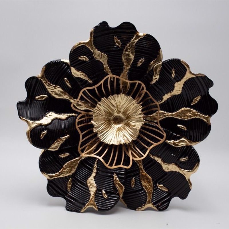 ESTHETI home - ΣΗΜΑΝΤΙΚΟ: Σε περίπτωση διαφοράς τιμής από το κατάστημα ισχύει παντα και μόνο η τιμή του καταστήματος ESTHETI home Διακοσμητικό Τοίχου ''Λουλούδι'' Μεταλλικό