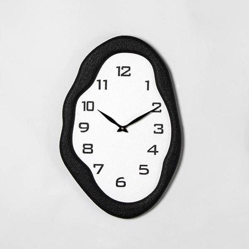 ESTHETI home Ρολόι Τοίχου Ξύλινο Μαύρο 40x3.5x60cm 813-