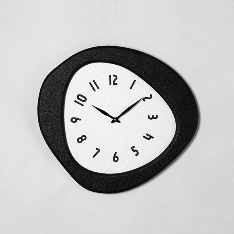 ESTHETI home - ΣΗΜΑΝΤΙΚΟ: Σε περίπτωση διαφοράς τιμής από το κατάστημα ισχύει παντα και μόνο η τιμή του καταστήματος ESTHETI home Ρολόι Τοίχου Ξύλινο Μαύρο 60x3.5x55cm 813-