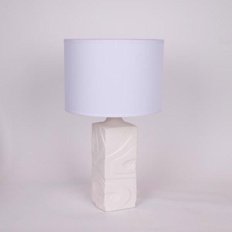 ESTHETI home Επιτραπέζιο Φωτιστικό Κεραμικό Λευκό με Υφ