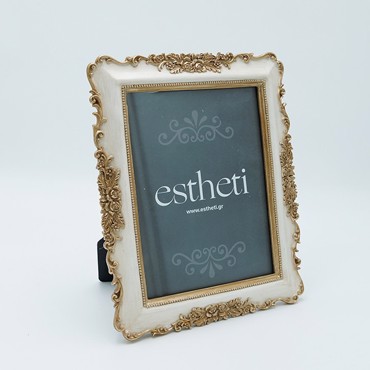 ESTHETI home Κορνίζα (15x20cm) Resin Σαμπανί/Χρυσή 21.5x2x26cm 815-00012