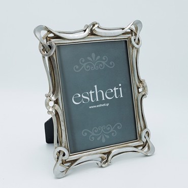 ESTHETI home Κορνίζα (15x20cm) Resin Ασημί/Χρυσή 21.50x2x27cm 815-00013