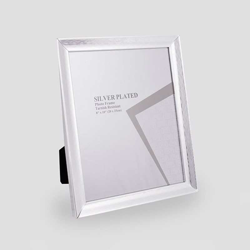 Κορνίζες agiovlasitishome - ΣΗΜΑΝΤΙΚΟ: Σε περίπτωση διαφοράς τιμής από το κατάστημα ισχύει παντα και μόνο η τιμή του καταστήματος ESTHETI home Κορνίζα Μεταλλική Επάργυρη Ασημί 20x25cm 8