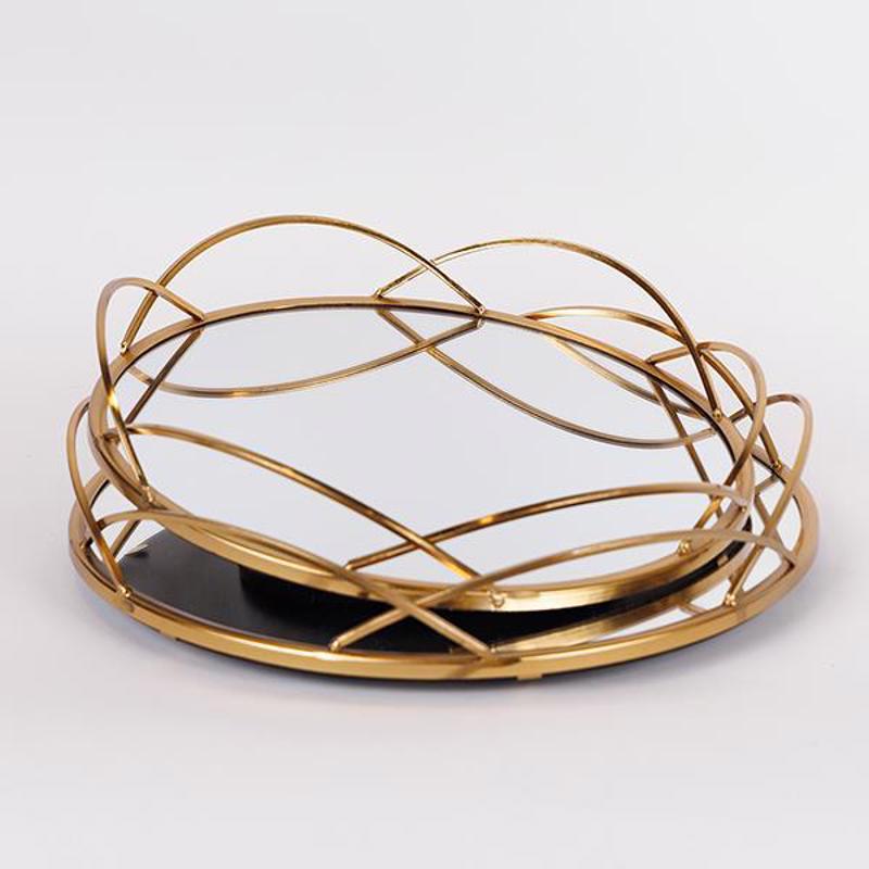 ESTHETI home - ΣΗΜΑΝΤΙΚΟ: Σε περίπτωση διαφοράς τιμής από το κατάστημα ισχύει παντα και μόνο η τιμή του καταστήματος ESTHETI home Σετ των 2 Περιστρεφόμενος Δίσκος Μεταλλικό