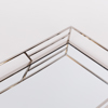 ESTHETI home Set ton 2 Diskos Metallikos Asimi me Kathrepti 35x25x5cm/30.5x20.5x5cm 819-00084