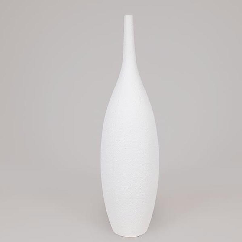 ESTHETI home Βάζο Resin Λευκό Φ27.5x101cm 819-00109