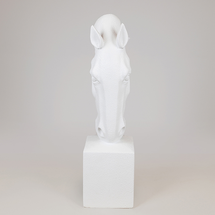 ESTHETI home Diakosmitiko Gupto Alog Polyresin Lefko 28x28x104cm 819-00117