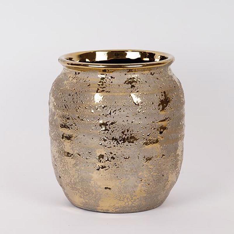 ESTHETI home Κασπώ Κεραμικό Χρυσό Φ21x22.5cm 819-00133