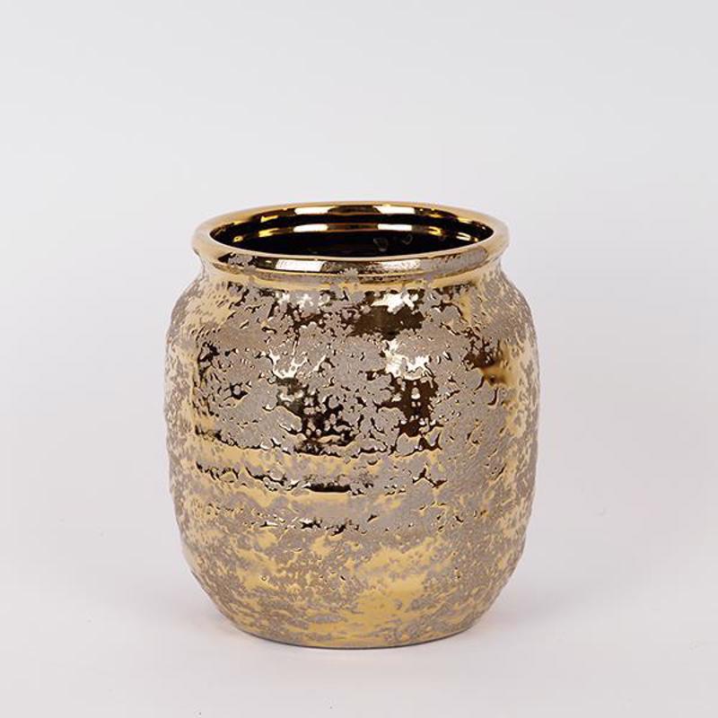 ESTHETI home Κασπώ Κεραμικό Χρυσό Φ17x17.5cm 819-00134