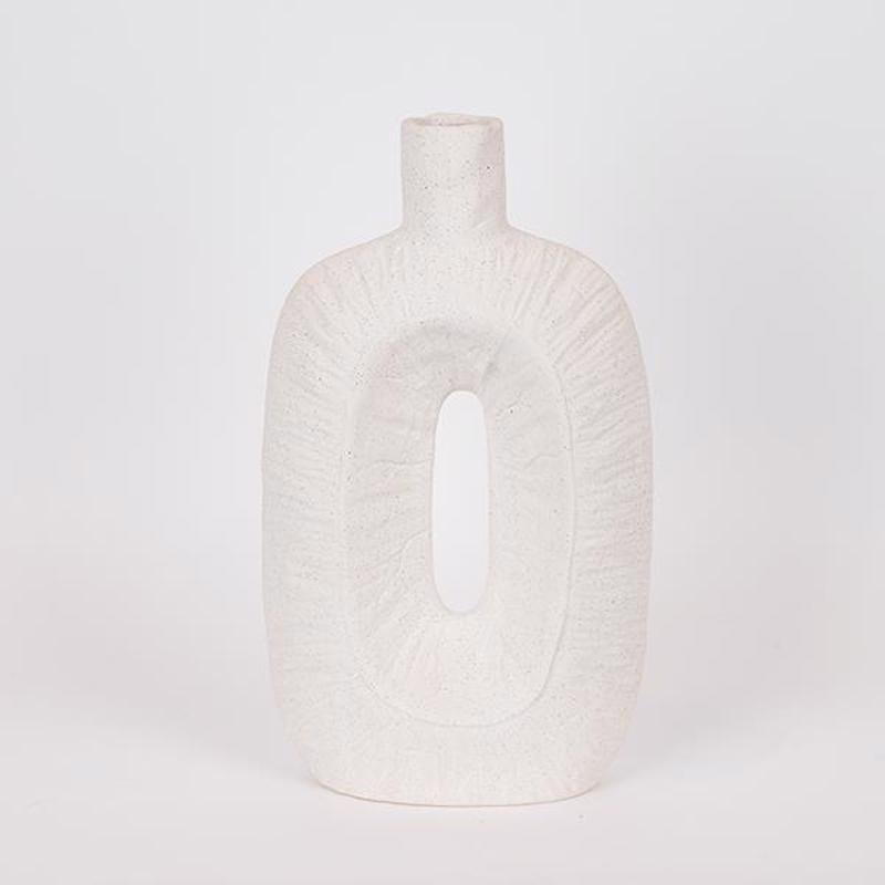 ESTHETI home Βάζο Κεραμικό Λευκό 20x9.5x34cm 819-00148