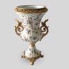 ESTHETI home Bazo Porselanis me Resin Lefko/Xruso me Louloudia F24x46cm 819-00150