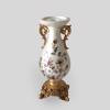 ESTHETI home Kiropigo Porselanis/Resin Lefko/Xruso me Louloudia 12x11x29cm 819-00161
