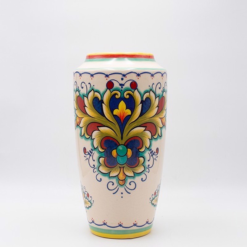 Διακοσμητικά Επιτραπέζια agiovlasitishome - ΣΗΜΑΝΤΙΚΟ: Σε περίπτωση διαφοράς τιμής από το κατάστημα ισχύει παντα και μόνο η τιμή του καταστήματος ESTHETI home Βάζο Κεραμικό Πολύχρωμο Φ17x33cm 819-00186