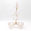 ESTHETI home Ornterbiera Gyalini/Metalliki Xrusi 25x11x37cm 819-00258