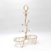 ESTHETI home Ornterbiera Gyalini/Metalliki Xrusi 25x11x37cm 819-00258