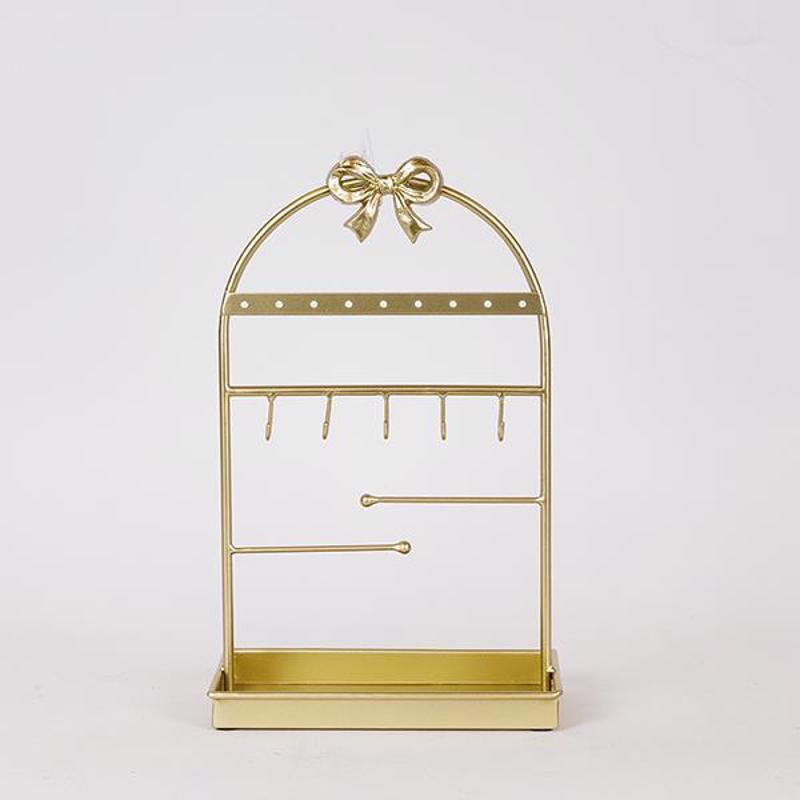 Διακοσμητικά Επιτραπέζια agiovlasitishome - ΣΗΜΑΝΤΙΚΟ: Σε περίπτωση διαφοράς τιμής από το κατάστημα ισχύει παντα και μόνο η τιμή του καταστήματος ESTHETI home Σταντ Κοσμημάτων Μεταλλικό Χρυσό 23x12x35.