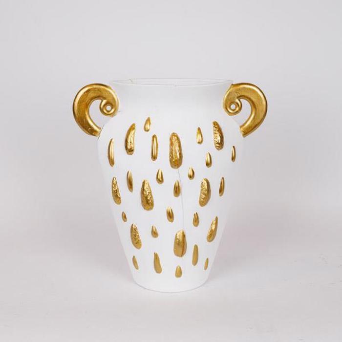 ESTHETI home Bazo Keramiko Lefko/Xruso 33.5x15.2x37.5cm 819-00366