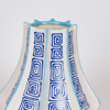 ESTHETI home Bazo Keramiko Lefko/Mple me Glazies Gammes F22x25cm 819-00368