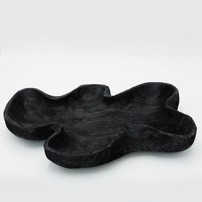 ESTHETI home Diakosmitiki Piatela Xulini Mavri 40x24x6.5cm 819-00396