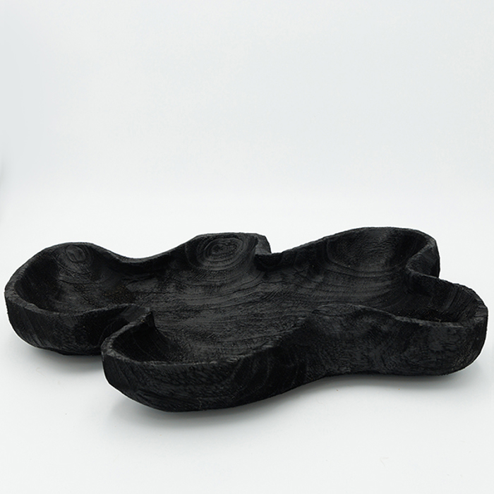 ESTHETI home Diakosmitiki Piatela Xulini Mavri 40x24x6.5cm 819-00396