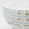 ESTHETI home Diakosmitiko Bol Xulino Lefko/Kafe F24x17.5cm 819-00403