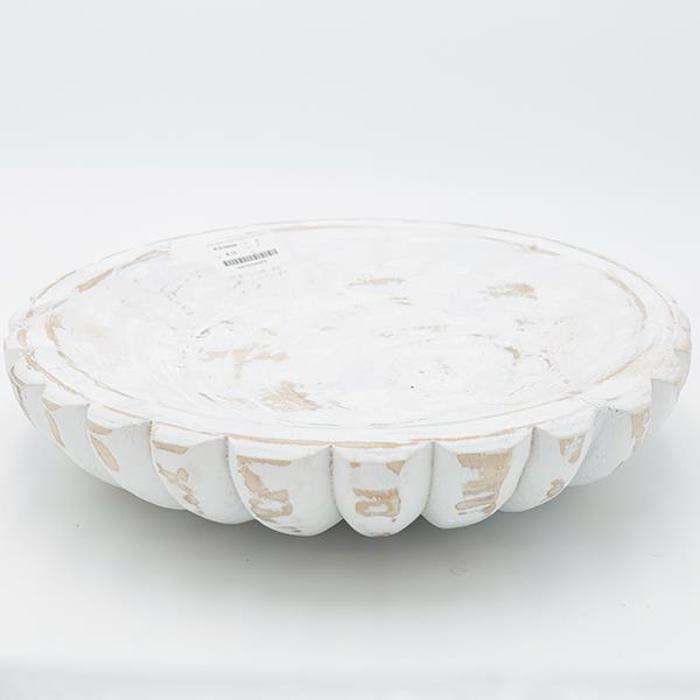 ESTHETI home Diakosmitiki Piatela Xulini Lefki/Kafe F28x6cm 819-00404