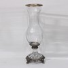 ESTHETI home Bazo Gyalino me Metallikes Leptomereies Antike Xruso/Diafano F13x36cm 819-00415