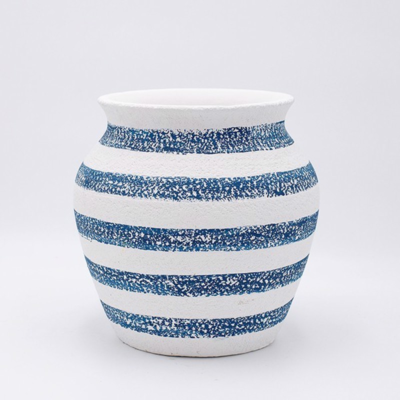 ESTHETI home Πυθάρι Μπλε/Λευκό Φ22x22cm 819-00478