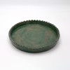 ESTHETI home Diakosmitiki Piatela Keramiki Prasini F30.5x4cm 819-00498