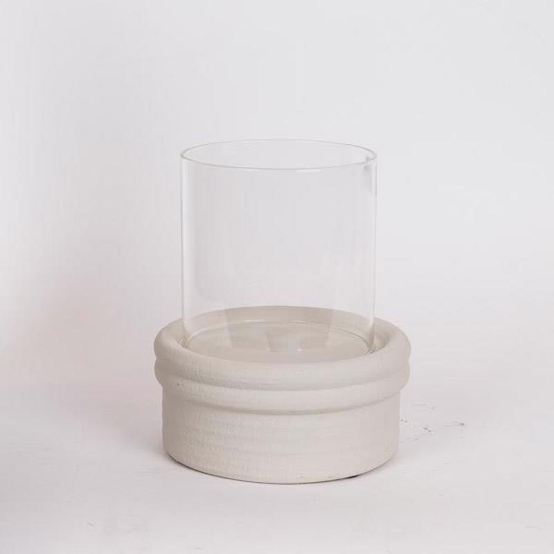 ESTHETI home - ΣΗΜΑΝΤΙΚΟ: Σε περίπτωση διαφοράς τιμής από το κατάστημα ισχύει παντα και μόνο η τιμή του καταστήματος ESTHETI home Κηροπήγιο Κεραμικό Μπεζ Φ20x23.5cm 819-005