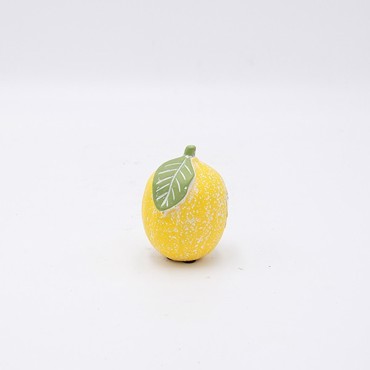 ESTHETI home Διακοσμητικό Λεμόνι Τσιμεντένιο Κίτρινο Φ6x8cm 819-00617