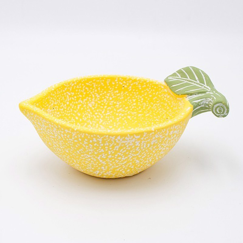 ESTHETI home Διακοσμητικό Μπωλ Λεμόνι Τσιμεντένιο Κίτρι