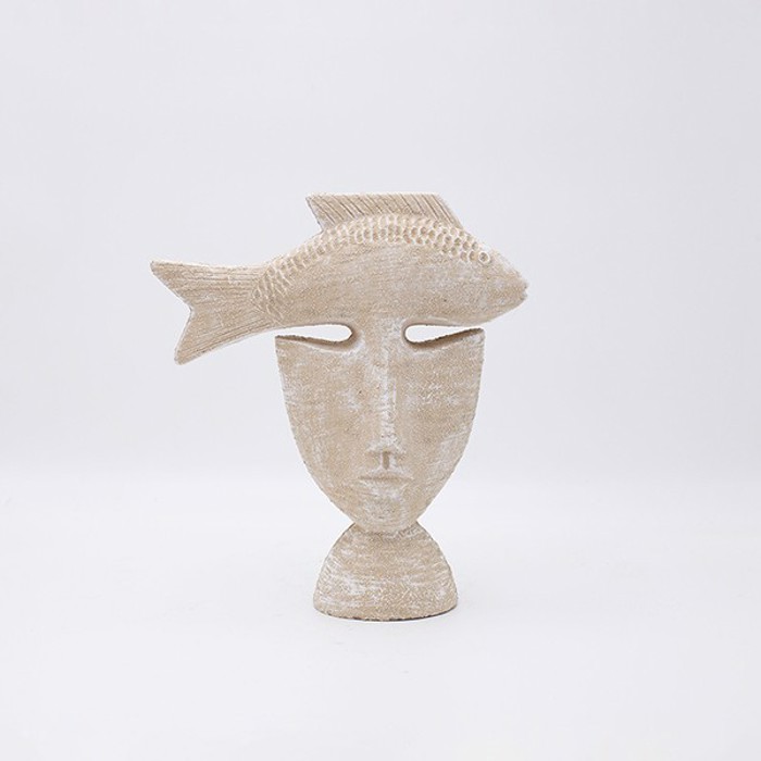 ESTHETI home Diakosmitiko Gupto Tsimentenio Bez 17x6.5x20.5cm 819-00622