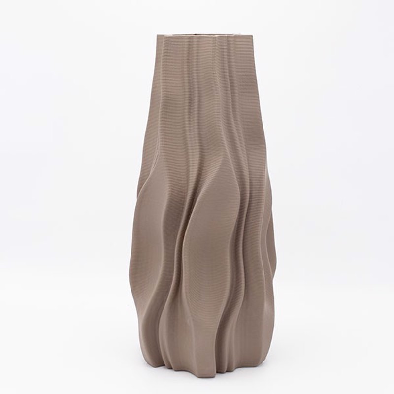 ESTHETI home - ΣΗΜΑΝΤΙΚΟ: Σε περίπτωση διαφοράς τιμής από το κατάστημα ισχύει παντα και μόνο η τιμή του καταστήματος ESTHETI home Βάζο Κεραμικό Μόκα 19.5x19x41cm 819-00665